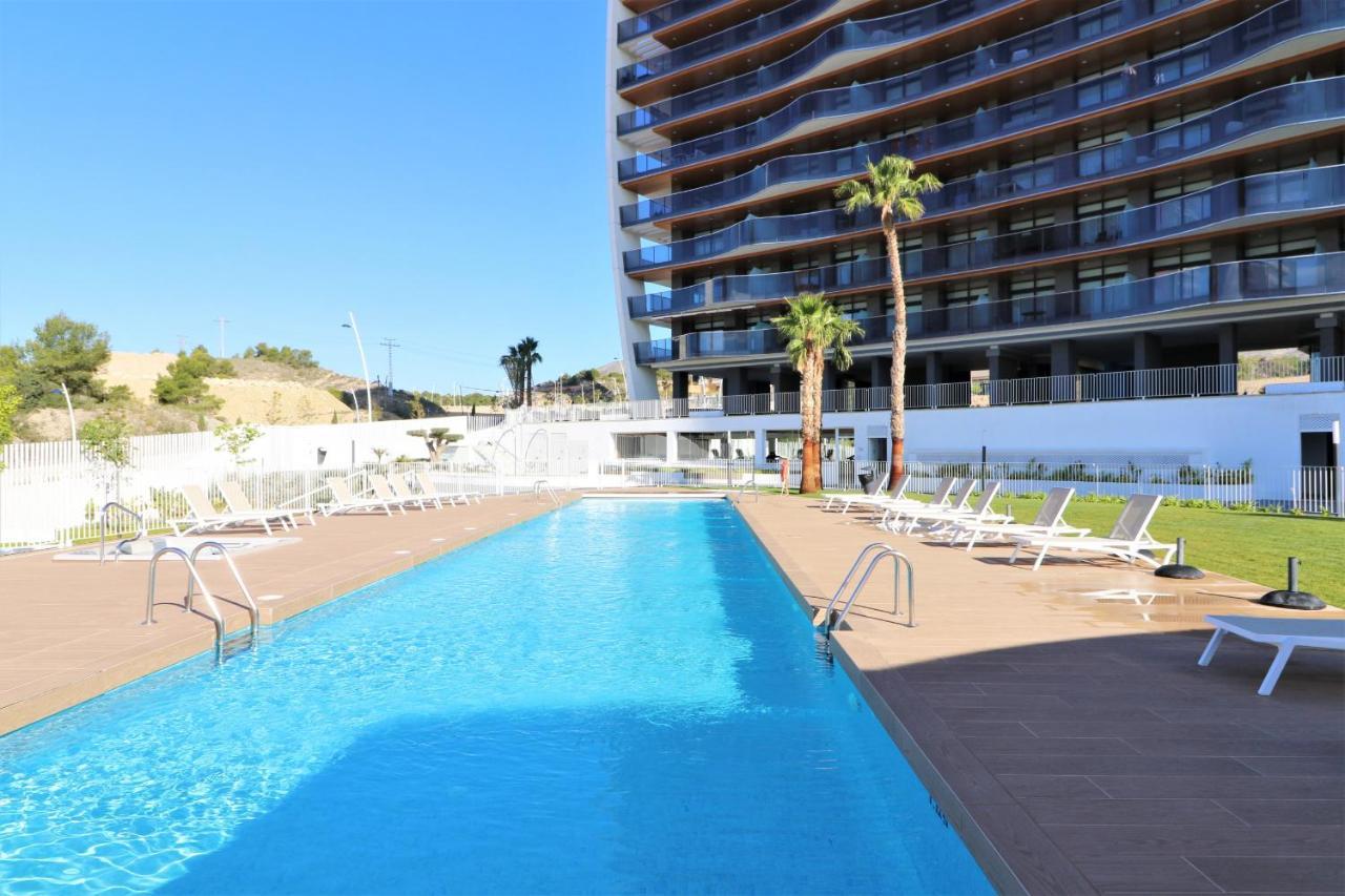 Sunset Waves Deluxe Apartments Poniente Beach Resort Benidorm Exteriör bild